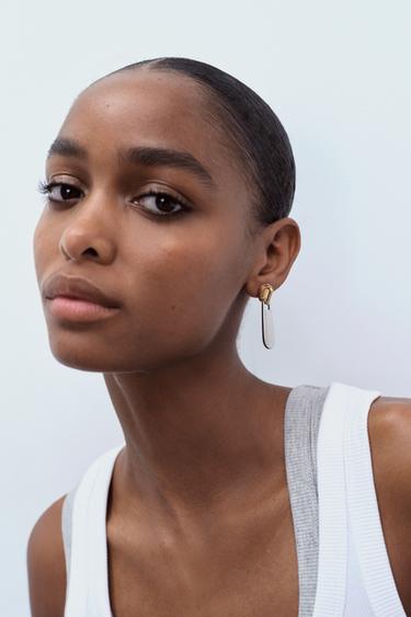 СЕРЬГИ «ЛОБСТЕРЫ» — Золотой/Серебряный от Zara — изображение 0