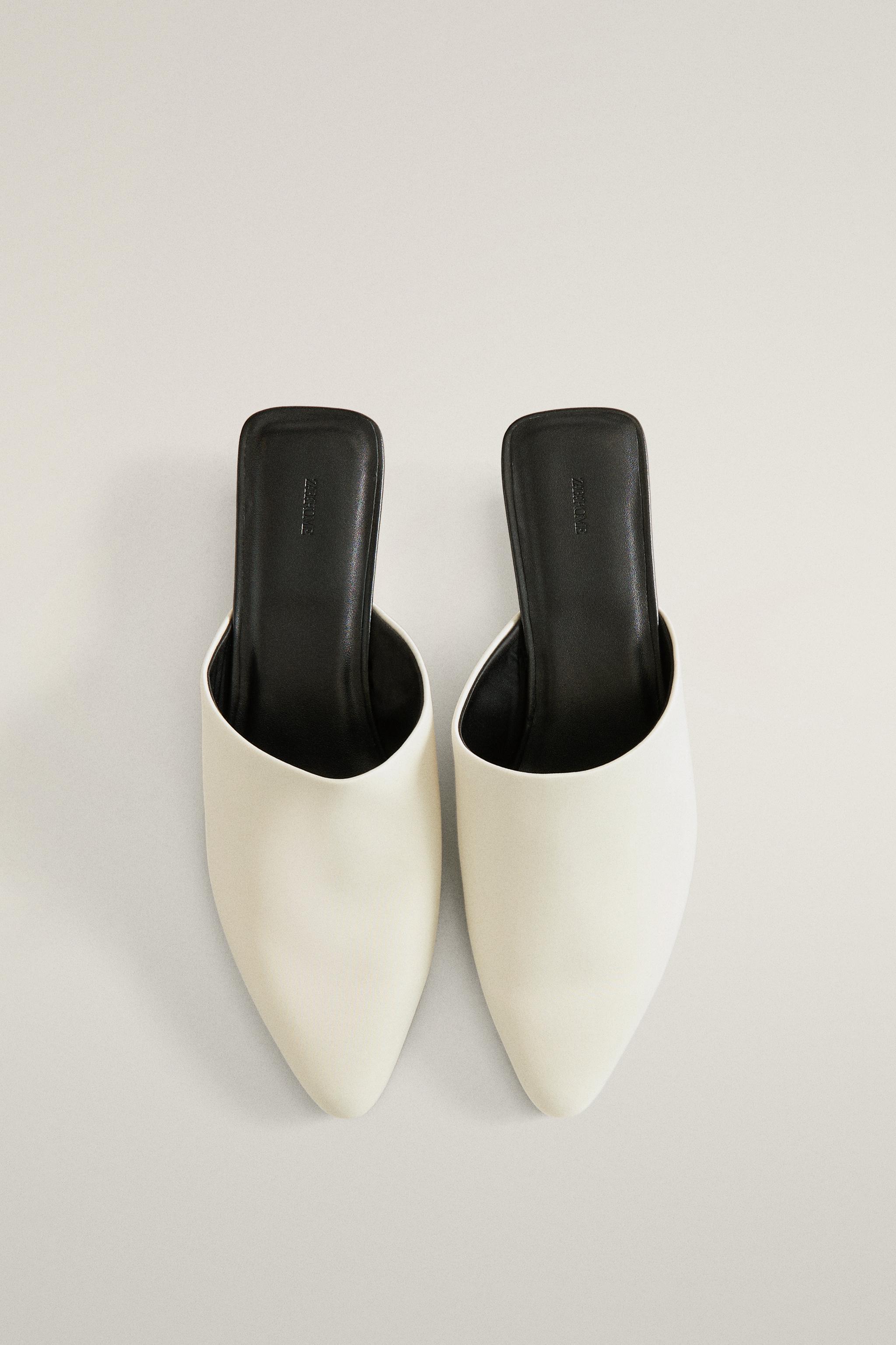 MULES COMPENSÉES SATIN SEMELLE CUIR