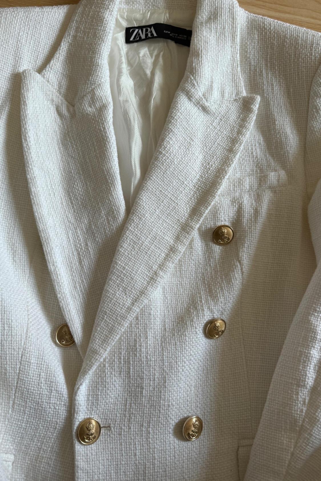 TEXTURED FITTED BLAZER - Image 6