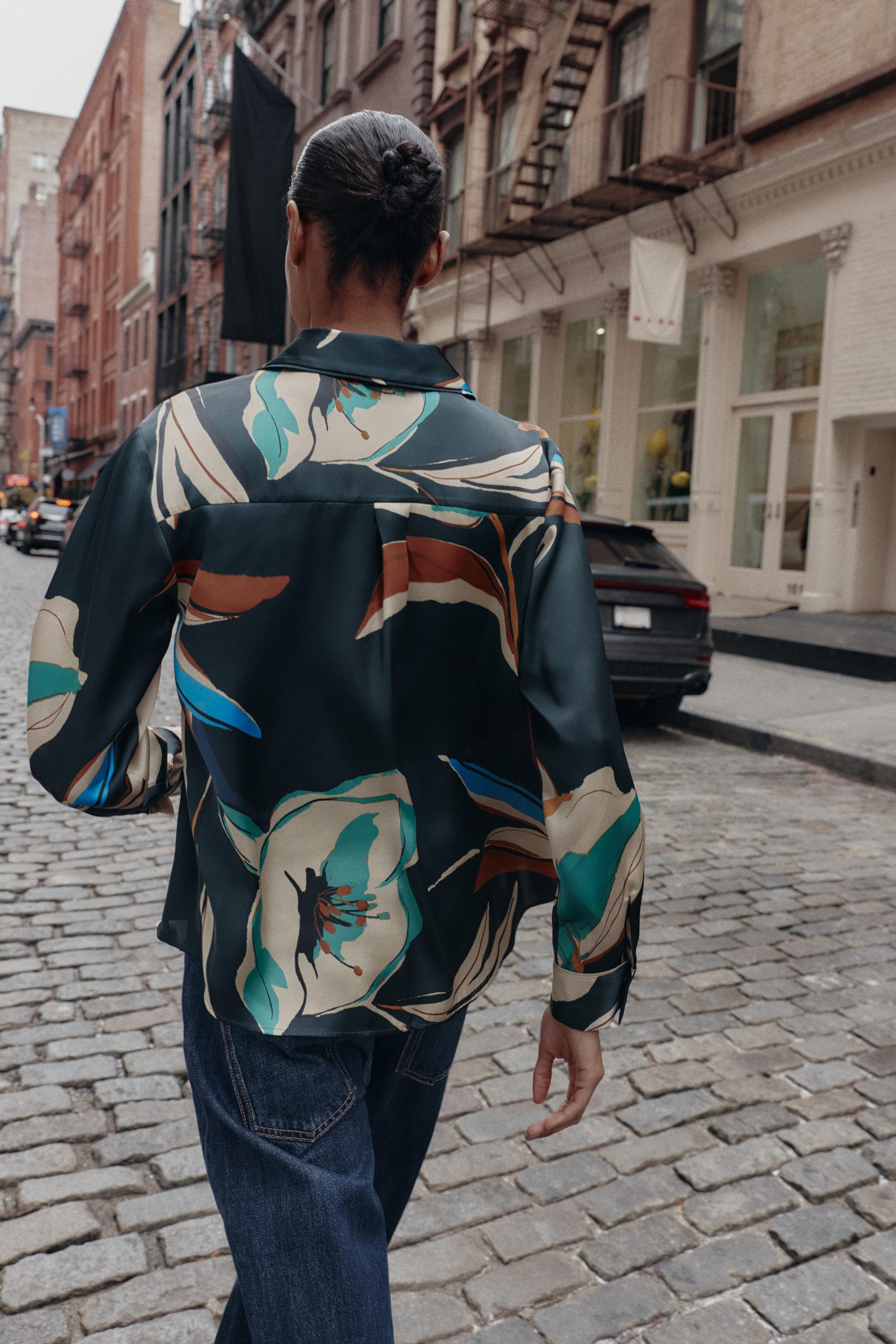 CHEMISE FLUIDE IMPRIMÉE