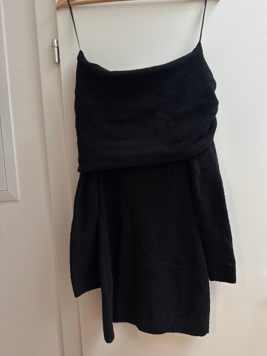 DRAPED KNIT MINI DRESS - Image 3