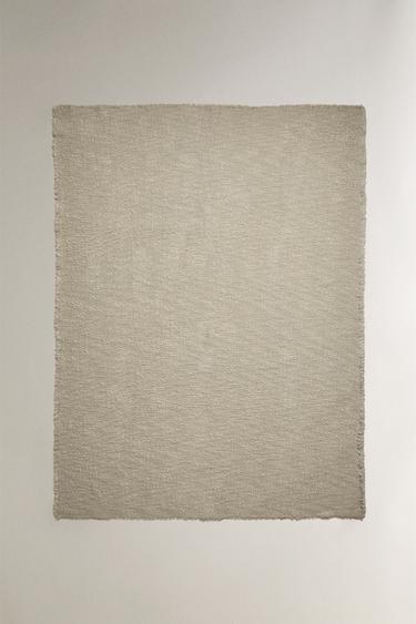 WOOL THROW X SOCIETY LIMONTA - Stone by Zara