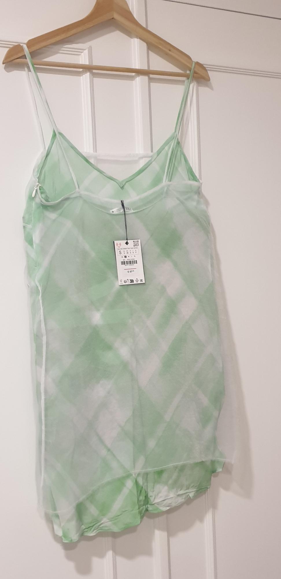 ORGANZA CHECK DRESS - Image 2