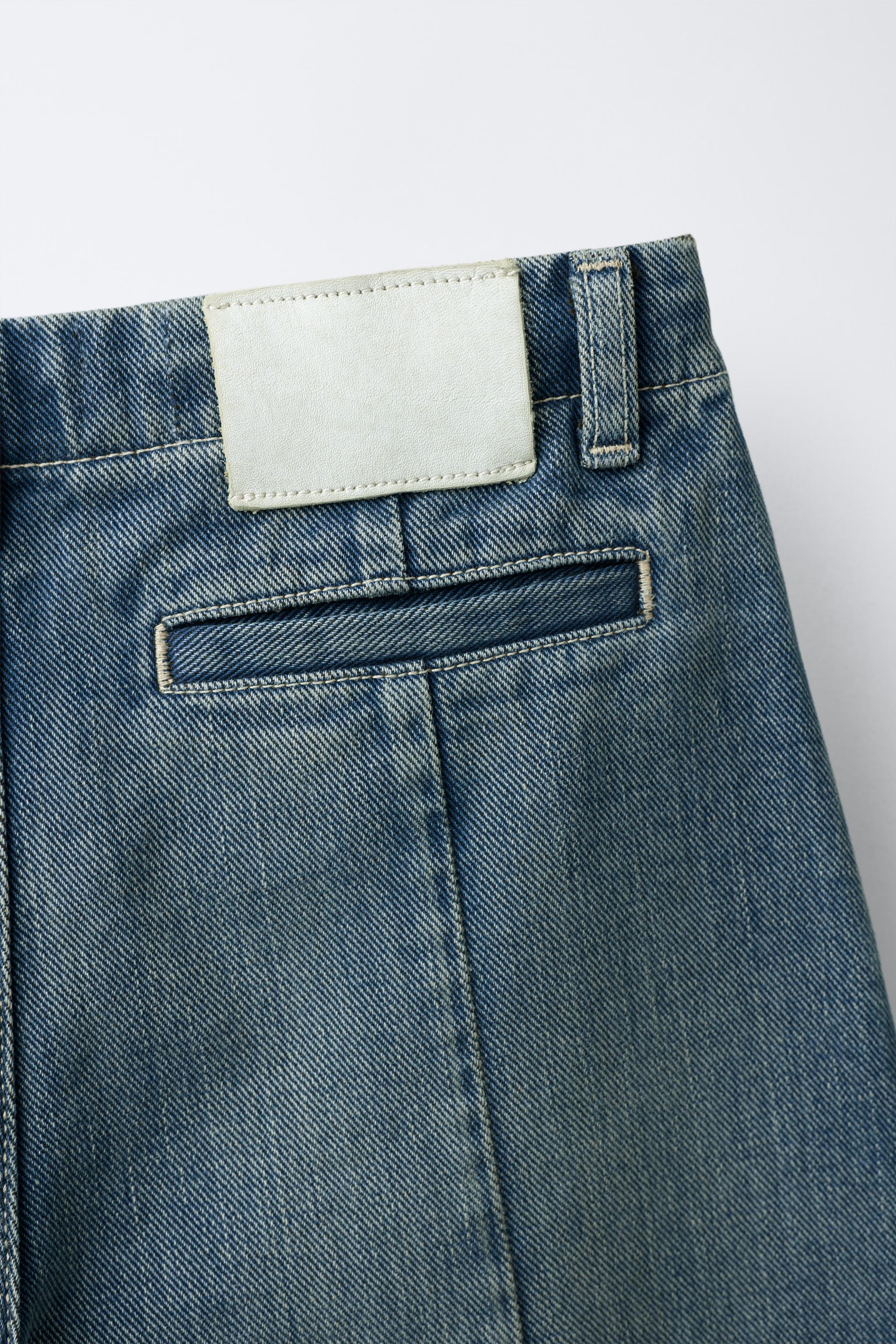 SEAMED BALLOON JEANS
