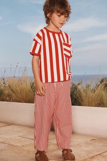 PANTALON BALLON À RAYURES ÉDITION LIMITÉE - rayures de Zara - Image 1