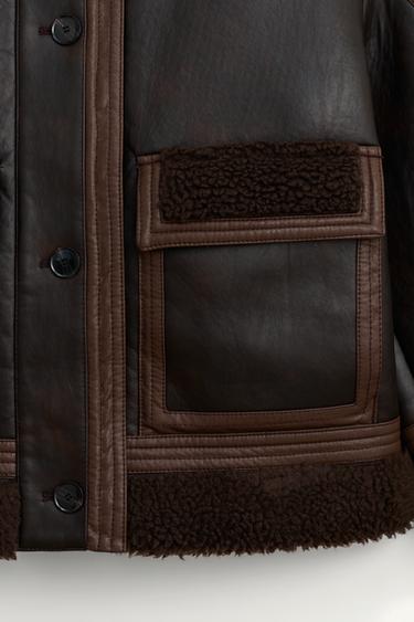 DOUBLE-FACED JACKET LIMITED EDITION - Chocolate by Zara - Image 8