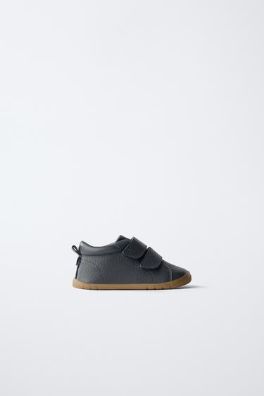 BAREFOOT LEATHER BOOTS - Grey by Zara