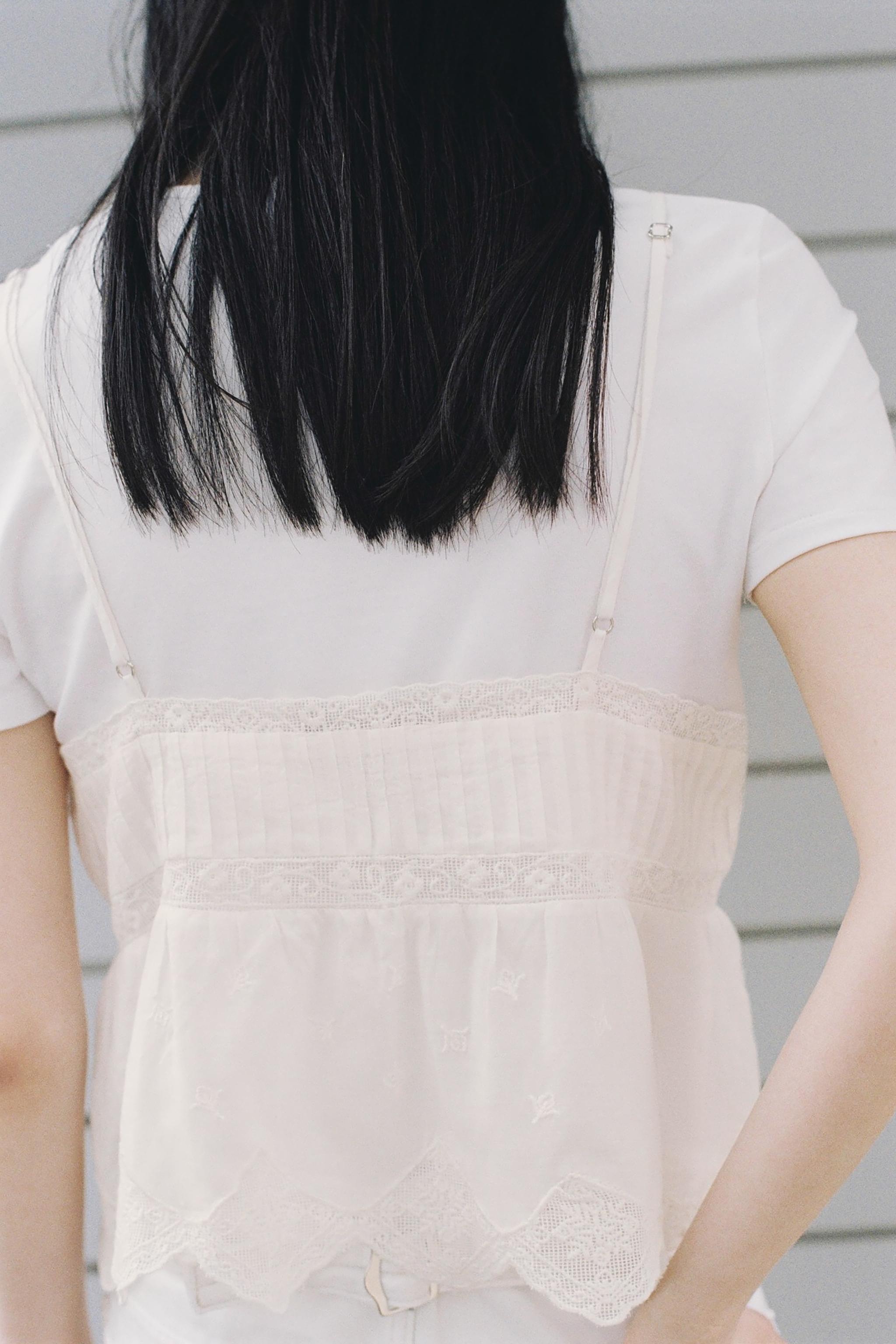 タグ付き新品★ZARAのリボン刺繍トップス★Sサイズ★ホワイト色 ZARA ザラ リボン刺繍トップス S 完売品 - メルカリ