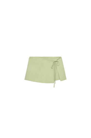 ΠΑΝΤΕΛΟΝΟΦΟΥΣΤΑ ΜΕ ΦΙΟΓΚΟ - Πράσινο μεσαία απόχρωση του Zara