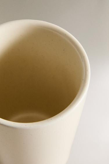 TASSE GRÈS DÉGRADÉ X COLLAGERIE - Marron / Écru de Zara - Image 3