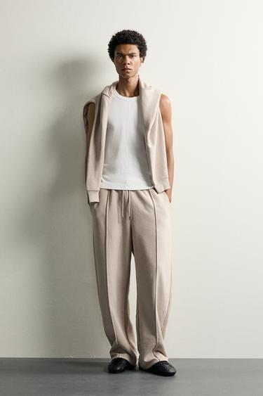 RIBBED TANK TOP - Oyster-white by Zara - Image 0