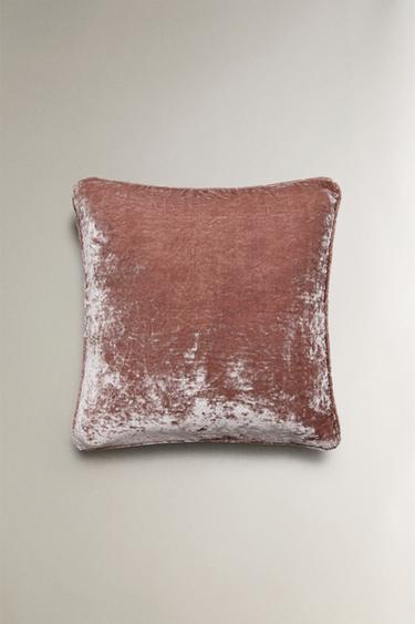 VELVET CUSHION COVER - Light pink by Zara - Image 0