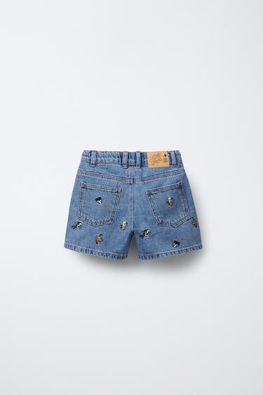 BERMUDA EN DENIM MICKEY MOUSE AND FRIENDS © DISNEY - Bleu moyen de Zara - Image 1
