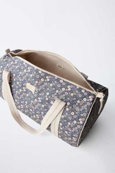 FLORAL SCHOOL BOWLING BAG - Blue by Zara - Image 4