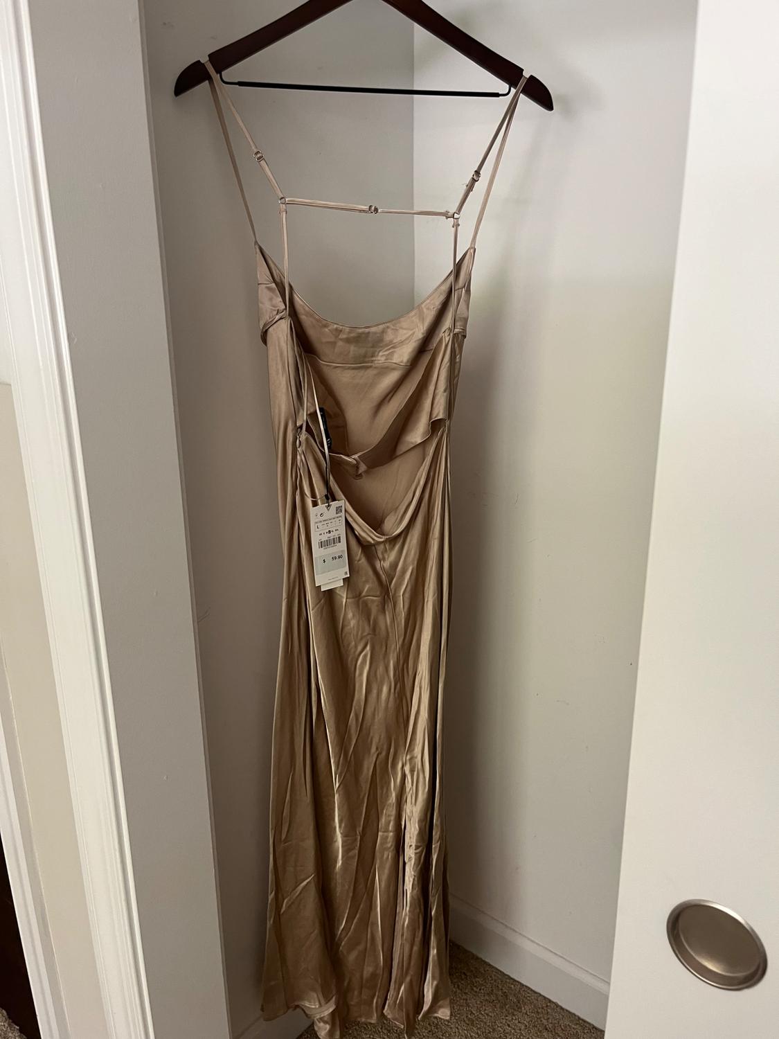 SATIN LINGERIE STYLE DRESS - Image 3