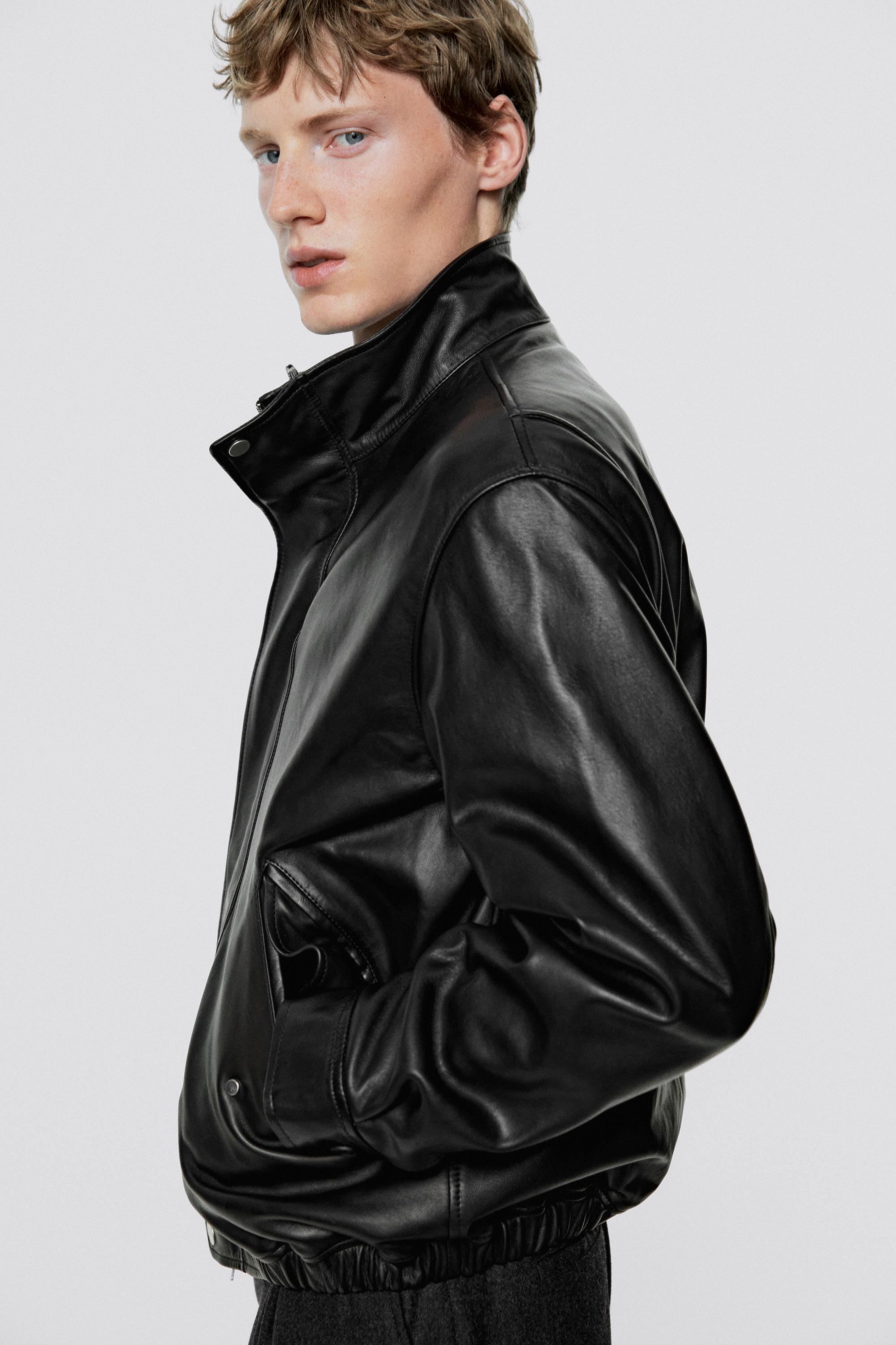 Nappa leather jacket with pocket detail - LIMITED EDITION