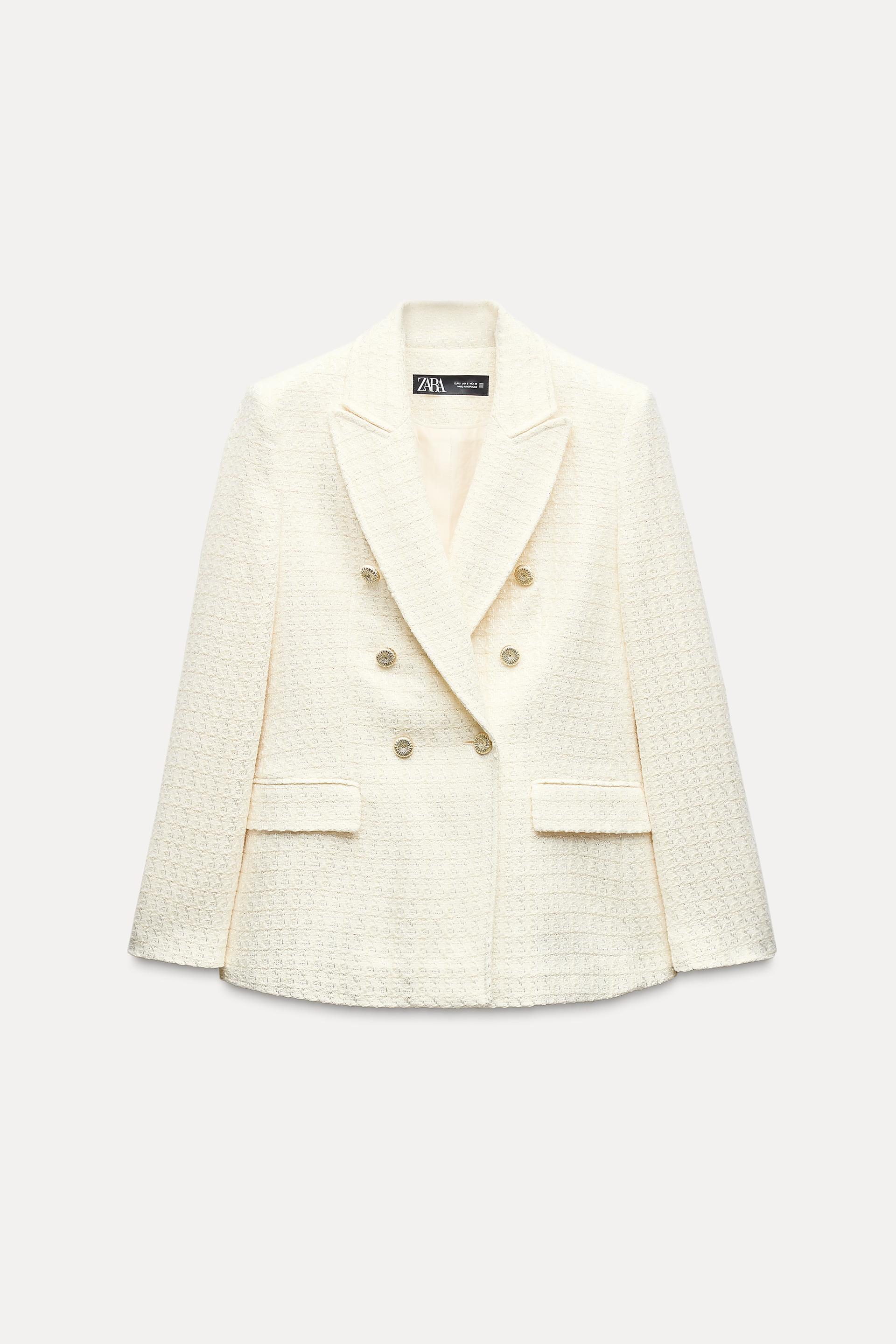 ZARA - ZARA ホワイト テーラードジャケット Lの通販 by HYshop