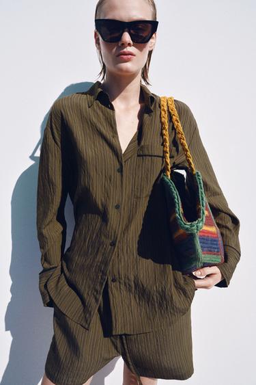 SAC EN JUPE 100% RAYURES - Multicolore de Zara - Image 2