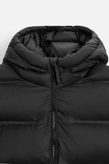 VESTE REMBOURRÉE À CAPUCHE - Noir de Zara - Image 7