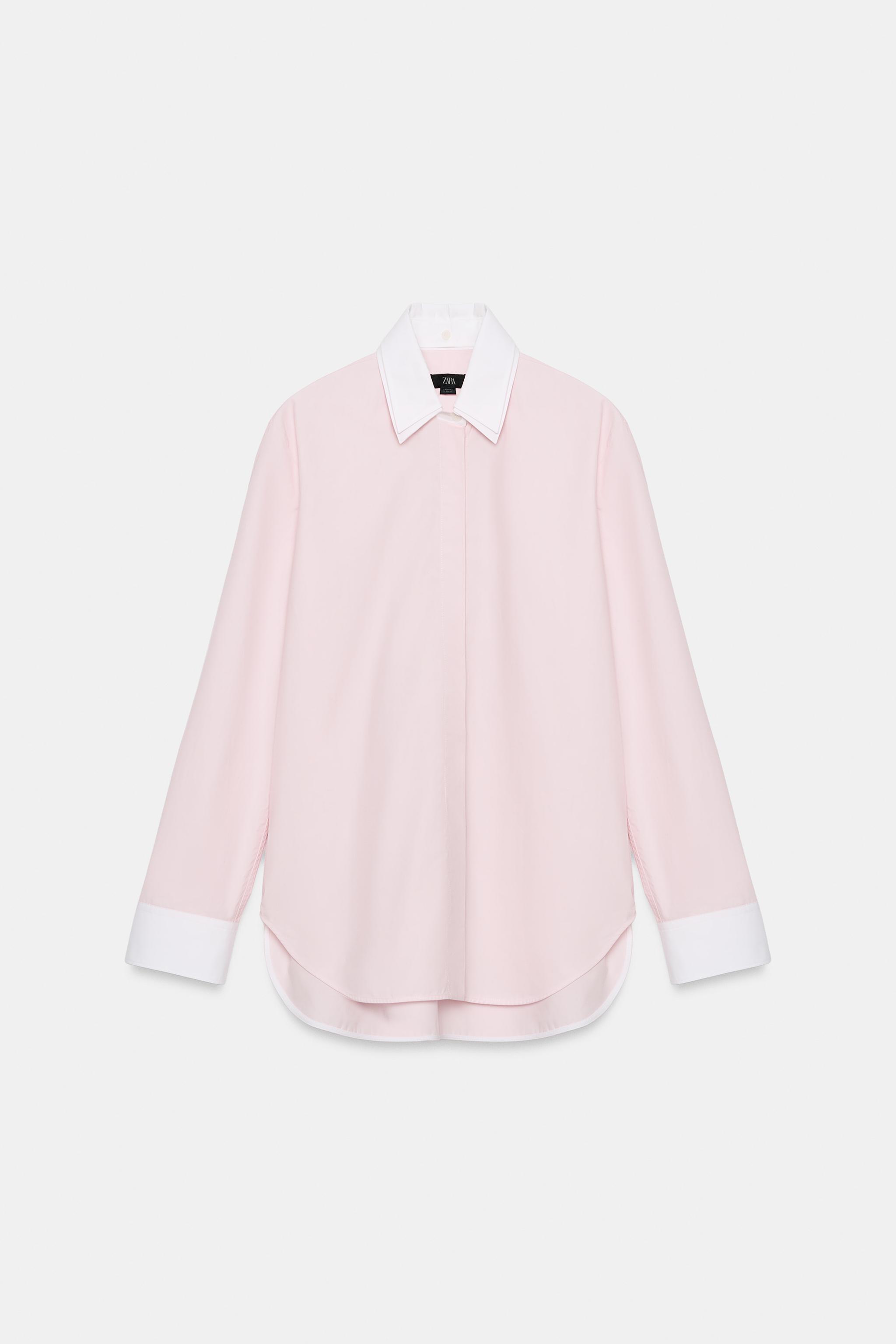 ZW COLLECTION DOUBLE COLLAR SHIRT