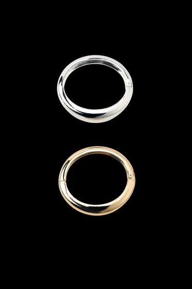 PACK 2 PULSERAS RÍGIDAS COMBINADAS - Oro / Plata de Zara - Imagen 0