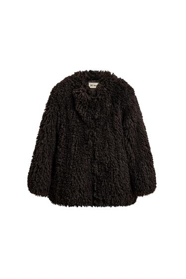 OVERSIZE FIT FAUX FUR COAT HARRY LAMBERT FOR ZARA X DISNEY