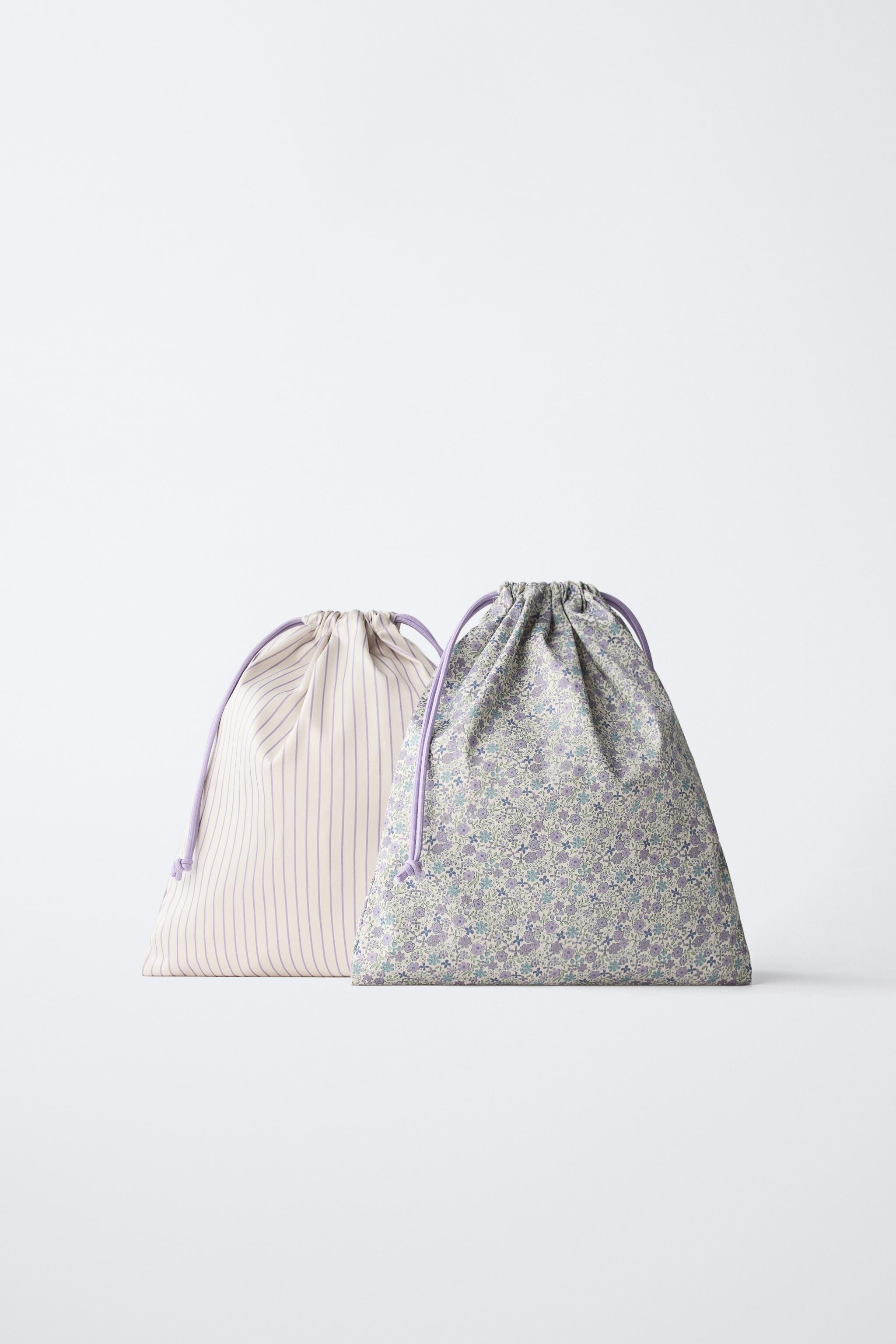 LOT DE SACS DE VOYAGE À FLEURS
