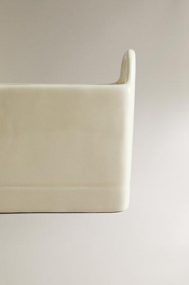 CERAMIC PEG BASKET - Cream by Zara - Image 4