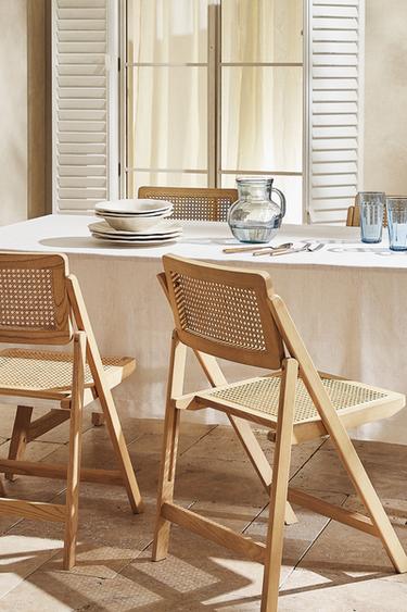 PLAIN-COLOURED LINEN TABLECLOTH - White by Zara