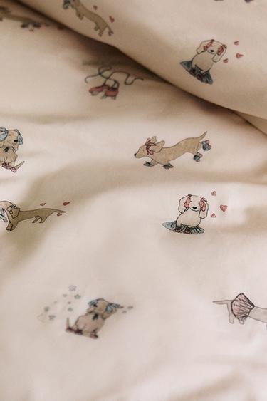 CHILDREN'S SKATER DOG DUVET COVER - Multicoloured by Zara - Image 7
