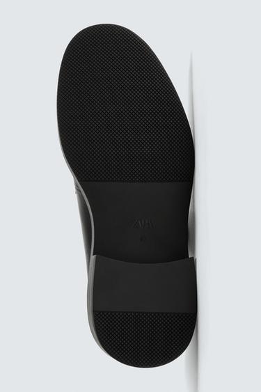 CHAUSSURES EN CUIR CHIC - Noir de Zara - Image 6