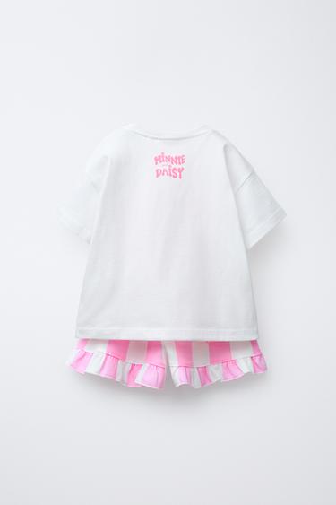 MINNIE MOUSE & DAISY © DISNEY T-SHIRT AND BERMUDA JOGGING SET - White by Zara - Image 1