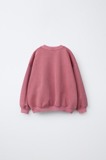 SWEAT BASIQUE - Rouge vif de Zara - Image 1