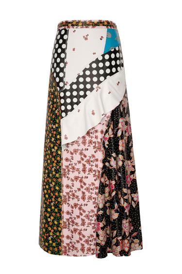 PRINTED LEATHER SKIRT - LIMITED EDITION