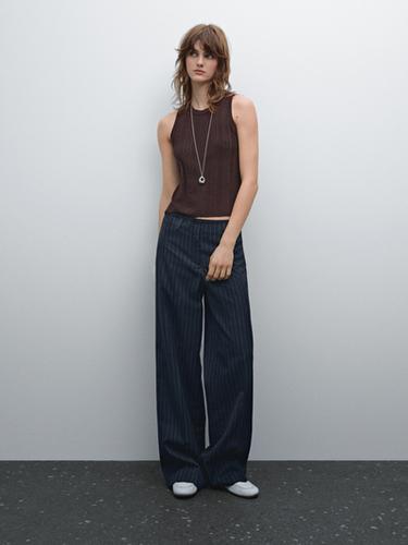 Zara Cotton blend pointelle knit top - various - Image 0