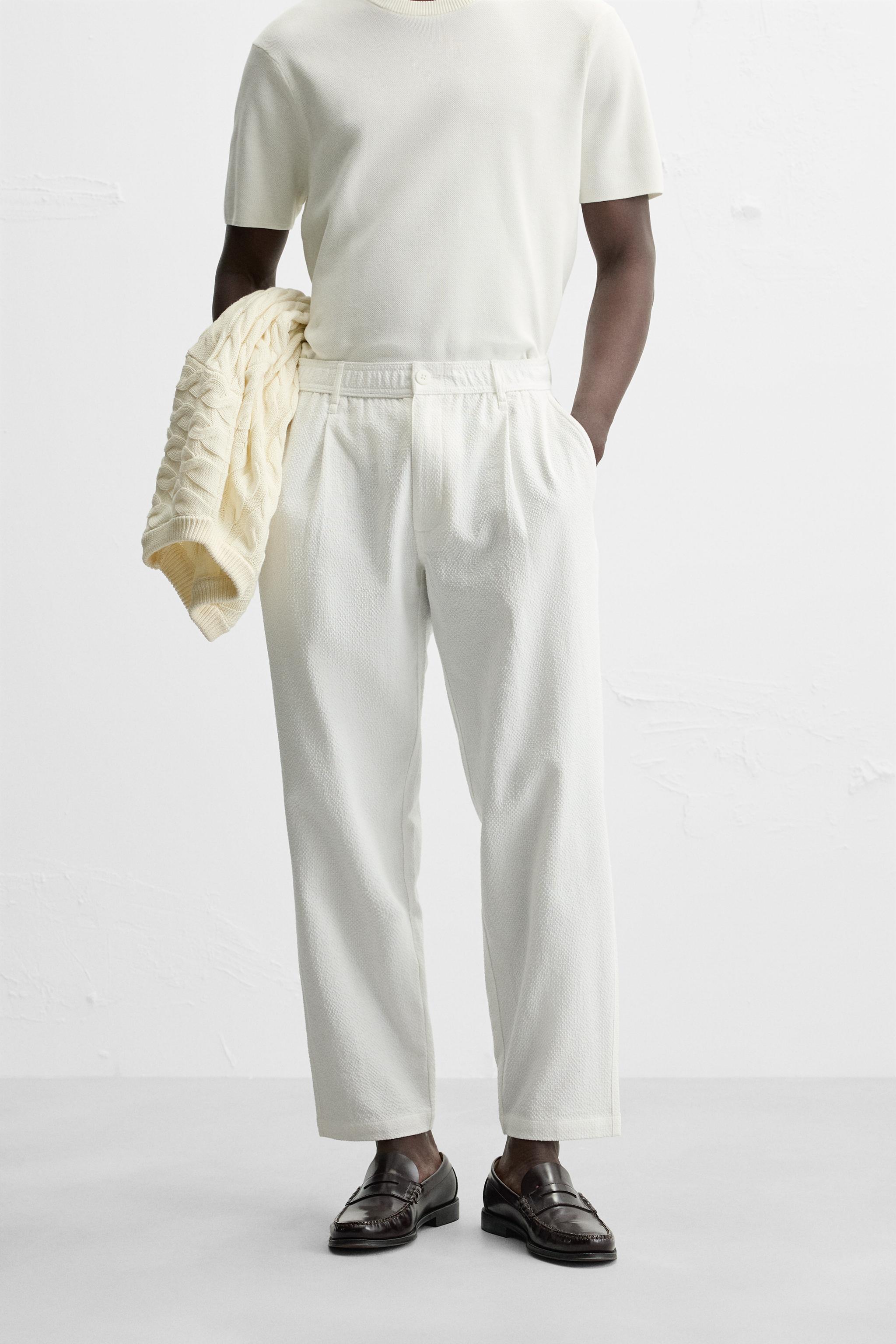 Men's White Trousers | ZARA