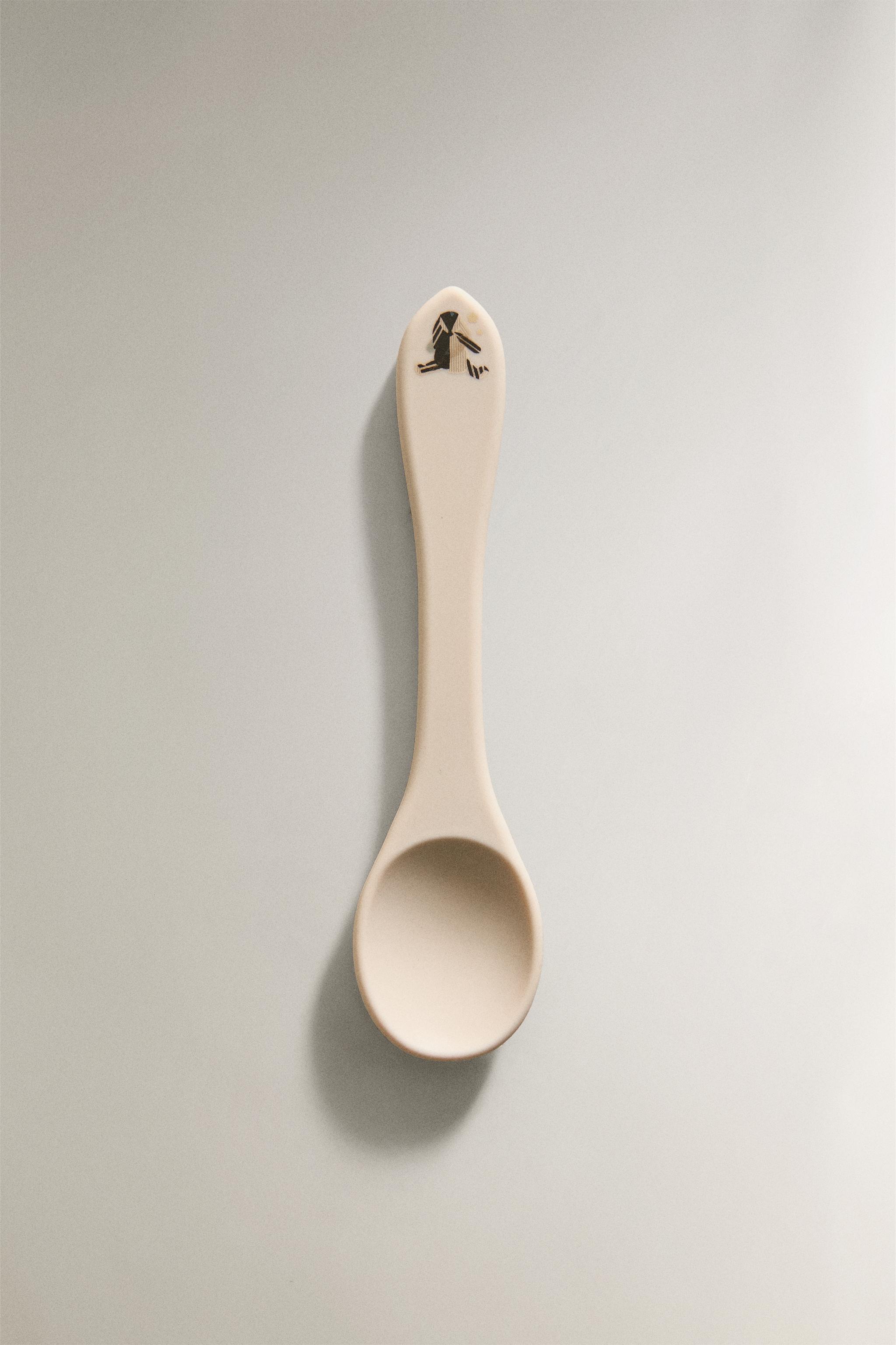 KIDS' SILICONE RABBIT SPOON