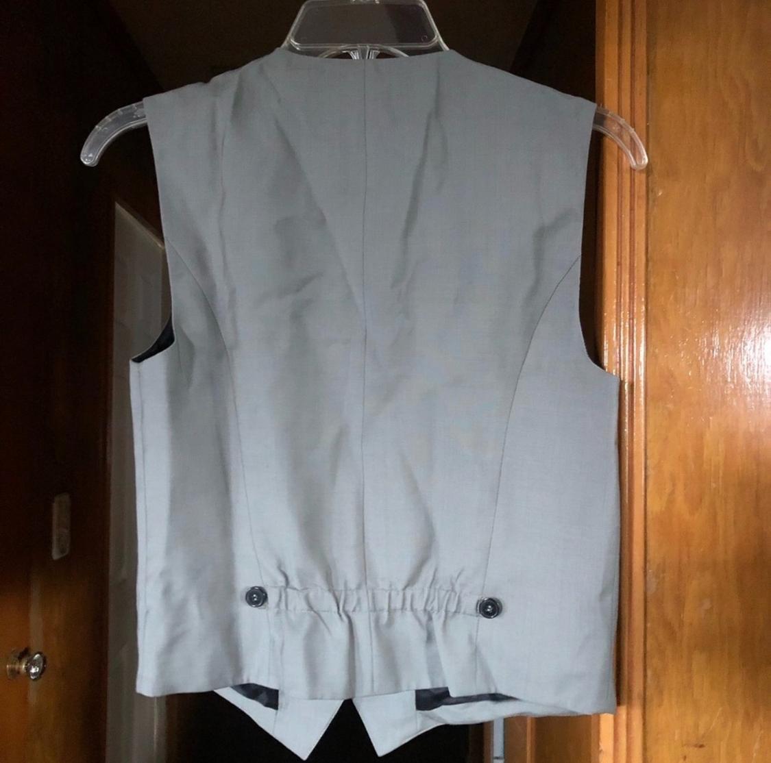 ZW COLLECTION MINIMALIST WOOL VEST - Image 3