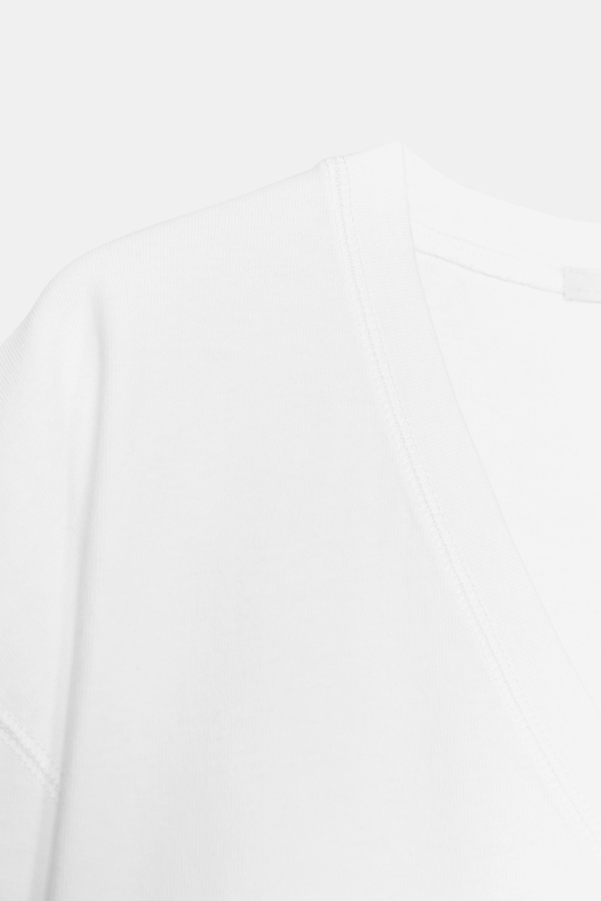 T-SHIRT RUSTIQUE COL EN V