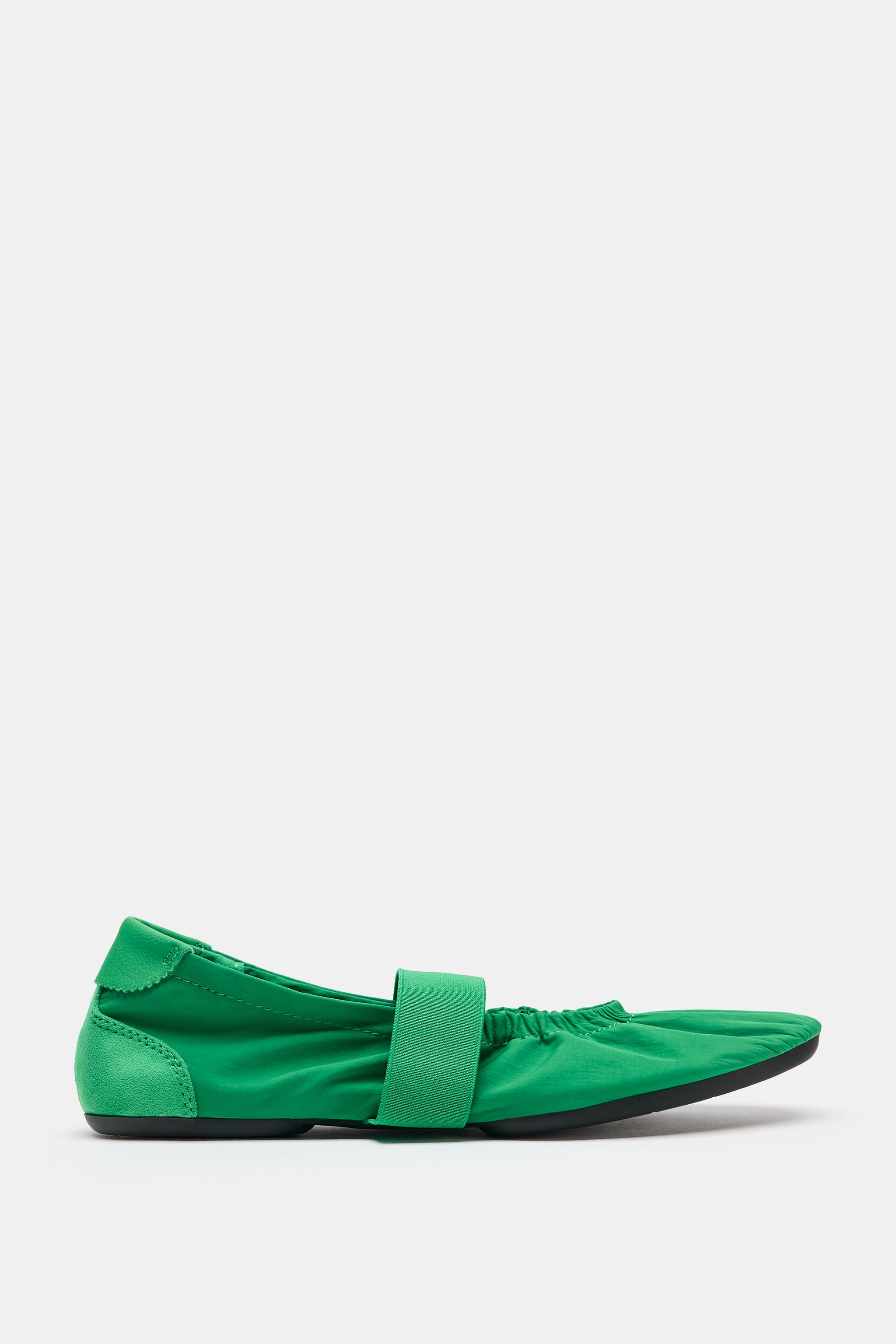 ELASTIC SPORTY BALLET FLATS