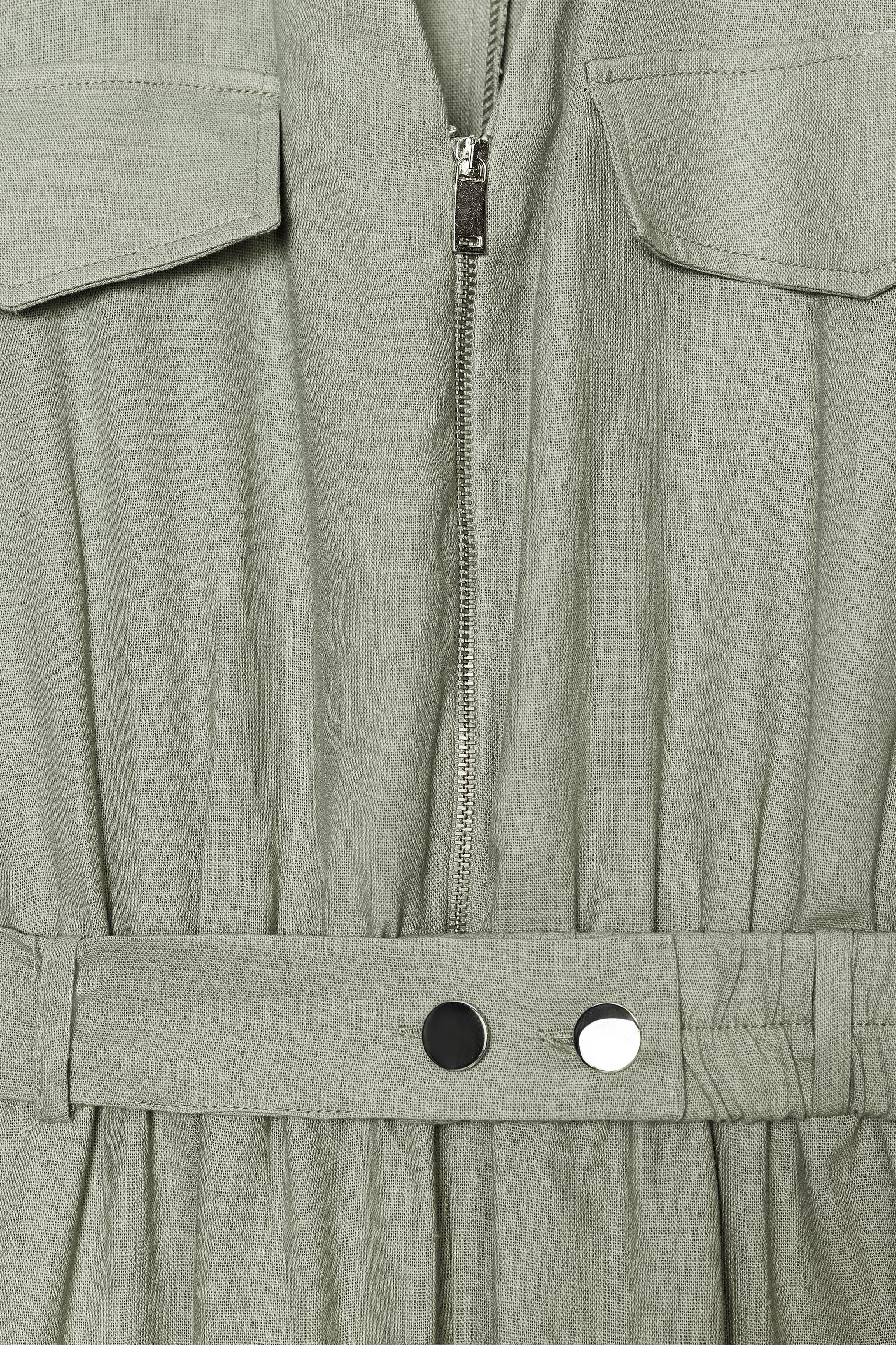 ZARA【NEW】LINEN BLEND BELTED JUMPSUIT BELTED LINEN LONG JUMPSUIT - Toffee | ZARA Canada