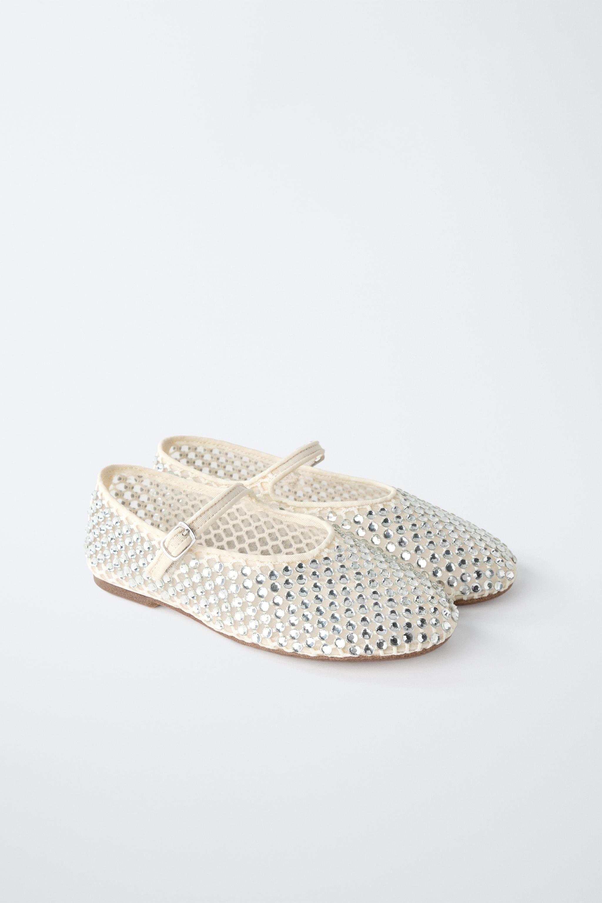 FANTASY BALLET FLATS - Off White | ZARA United States