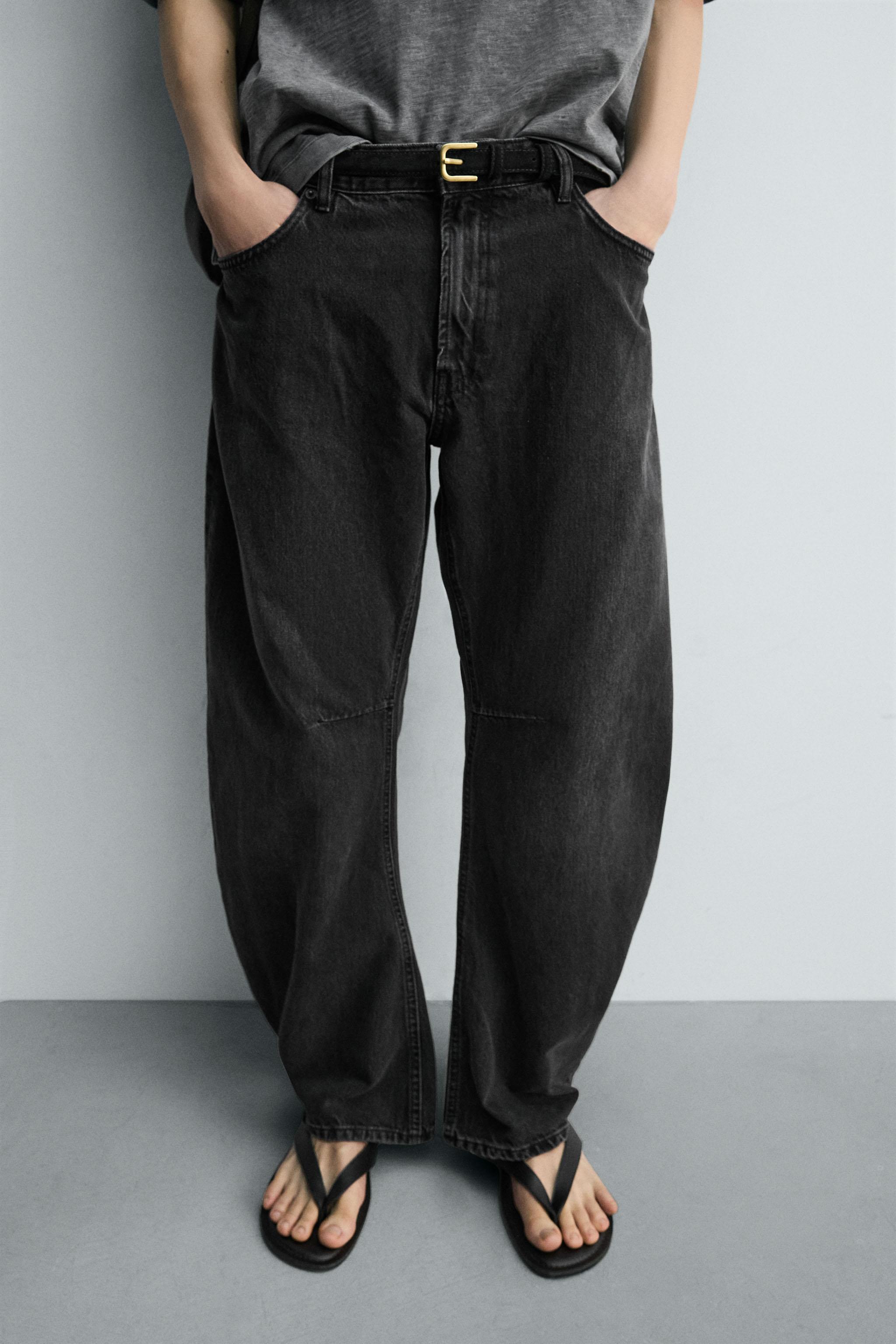 RELAXED BARREL FIT JEANS