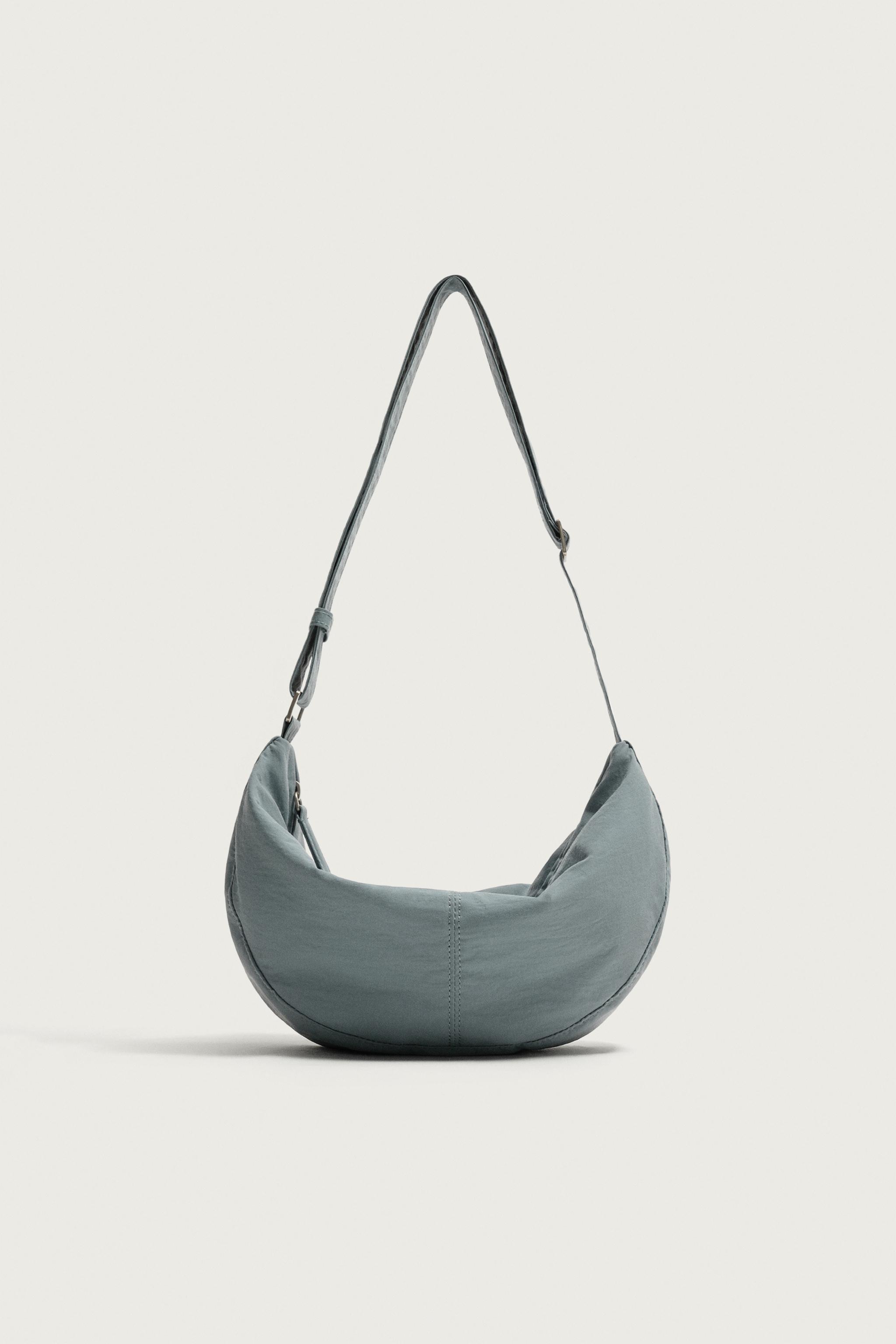SMALL NYLON SHOULDER BAG — Blue