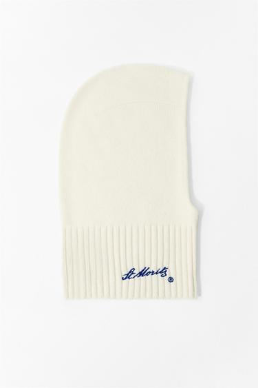 Zara KNIT HOODIE ST. MORITZ® - Ecru