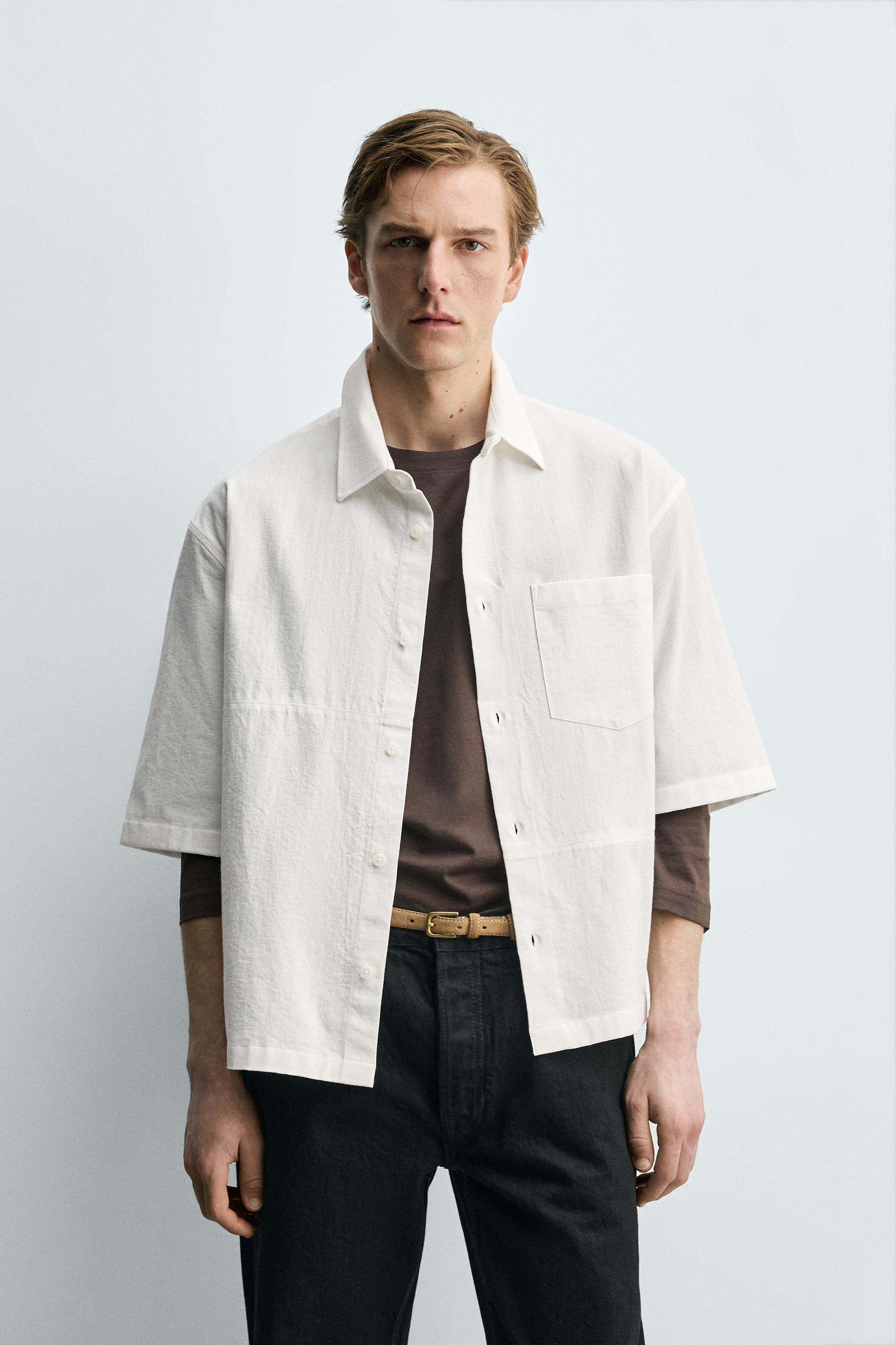 CHEMISE RELAXED FIT EN COTON