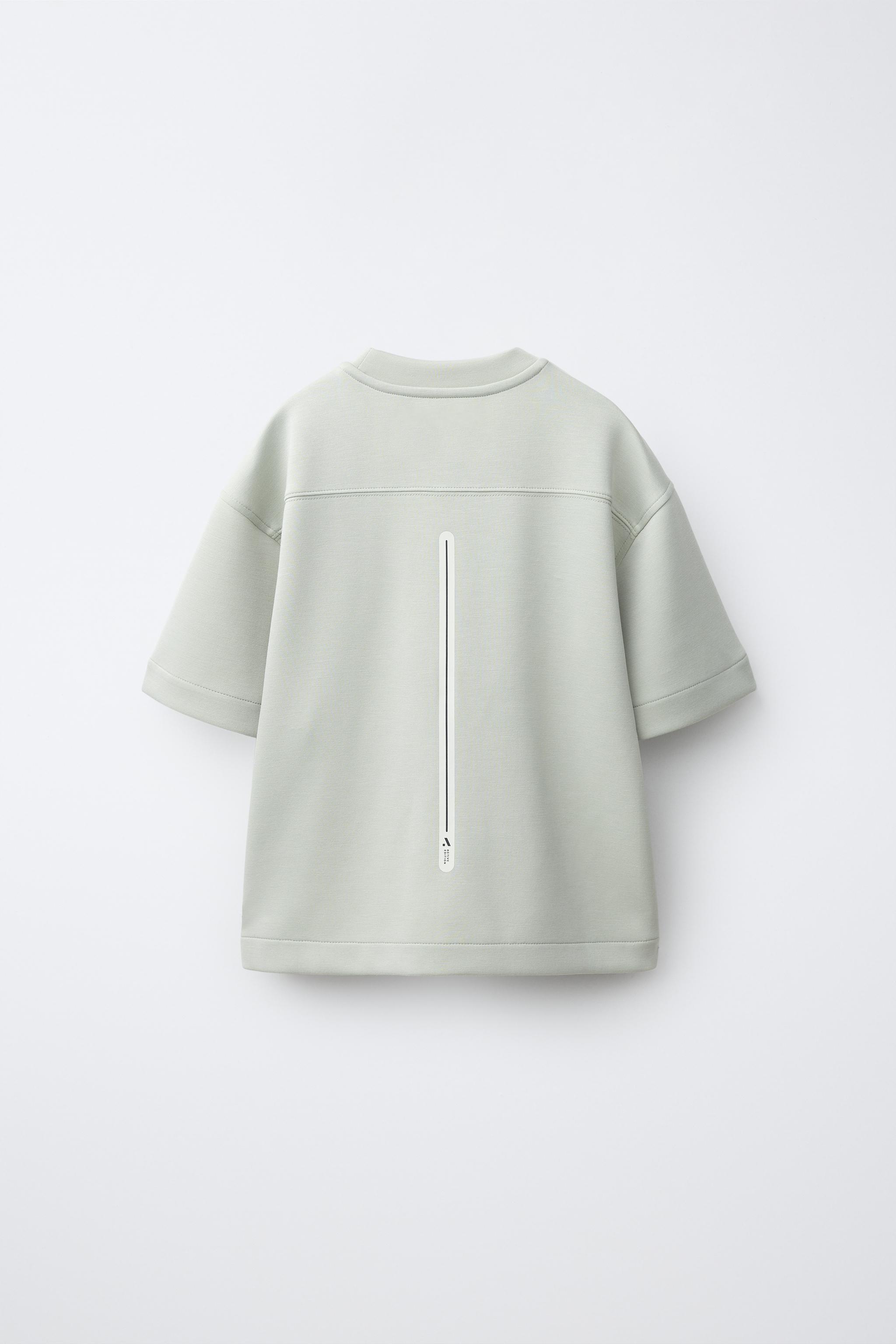 Детские футболки Zara SPORTY TEXT T-SHIRT — фото 2