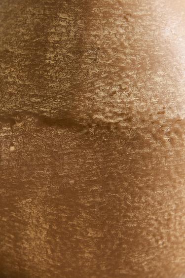 SMALL METALLIC VASE - Sand by Zara - Image 4
