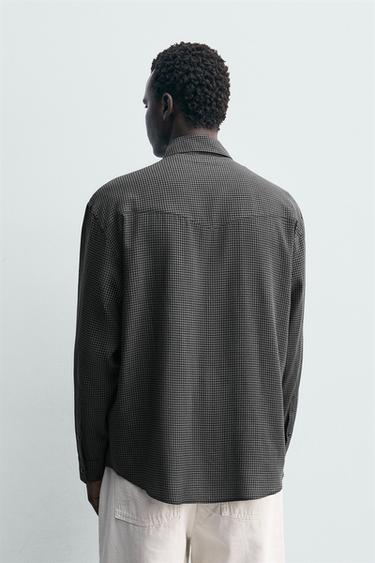 CHEMISE WESTERN À CARREAUX - Gris anthracite de Zara - Image 2