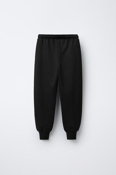 INTERLOCK HOODIE AND JOGGERS SET - Black by Zara - Image 4